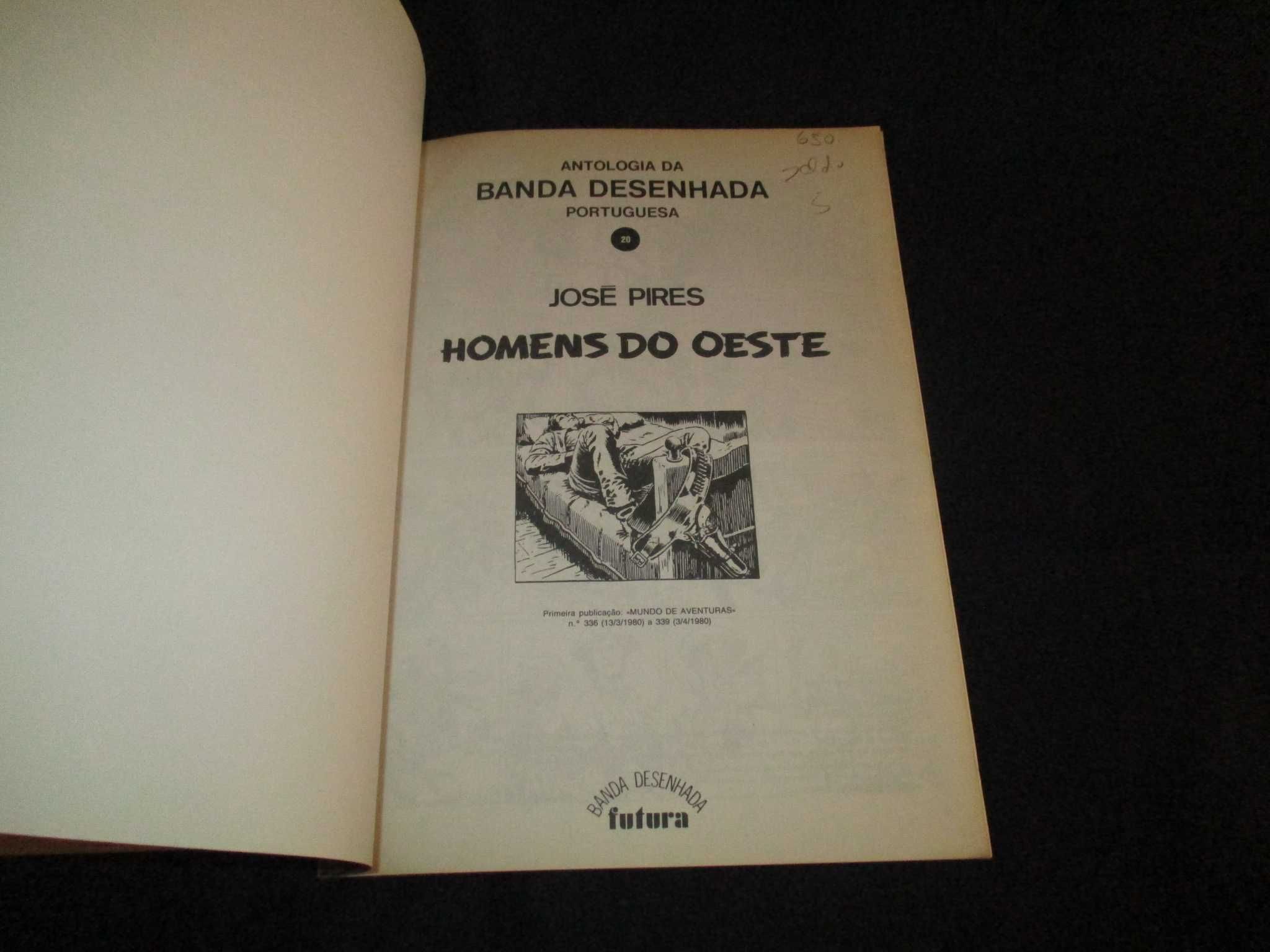 Livro Homens do Oeste Antologia da BD Portuguesa 20 Futura