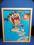 Quadro Looney Tunes basketball Taz original 1998