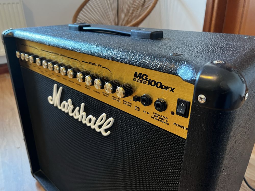 Marshall MG100DFX + footswitch - świeżo po przeglądzie
