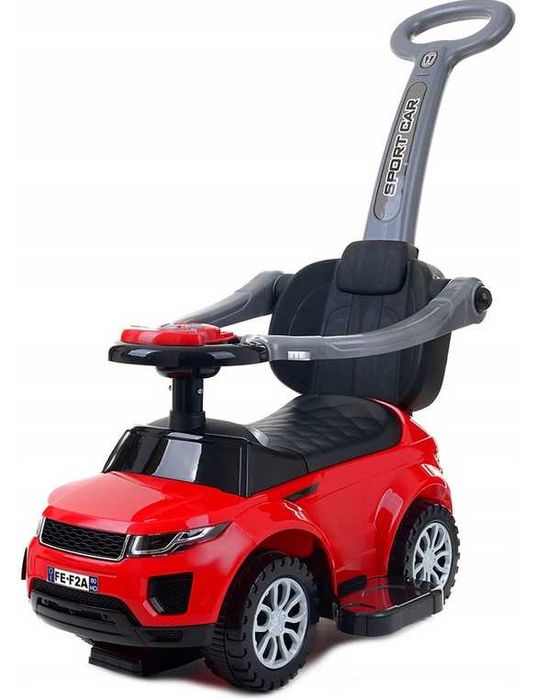 Duży Jeździk Chodzik Pchacz Zabawka Interaktywna dla Dzieci Oparcie