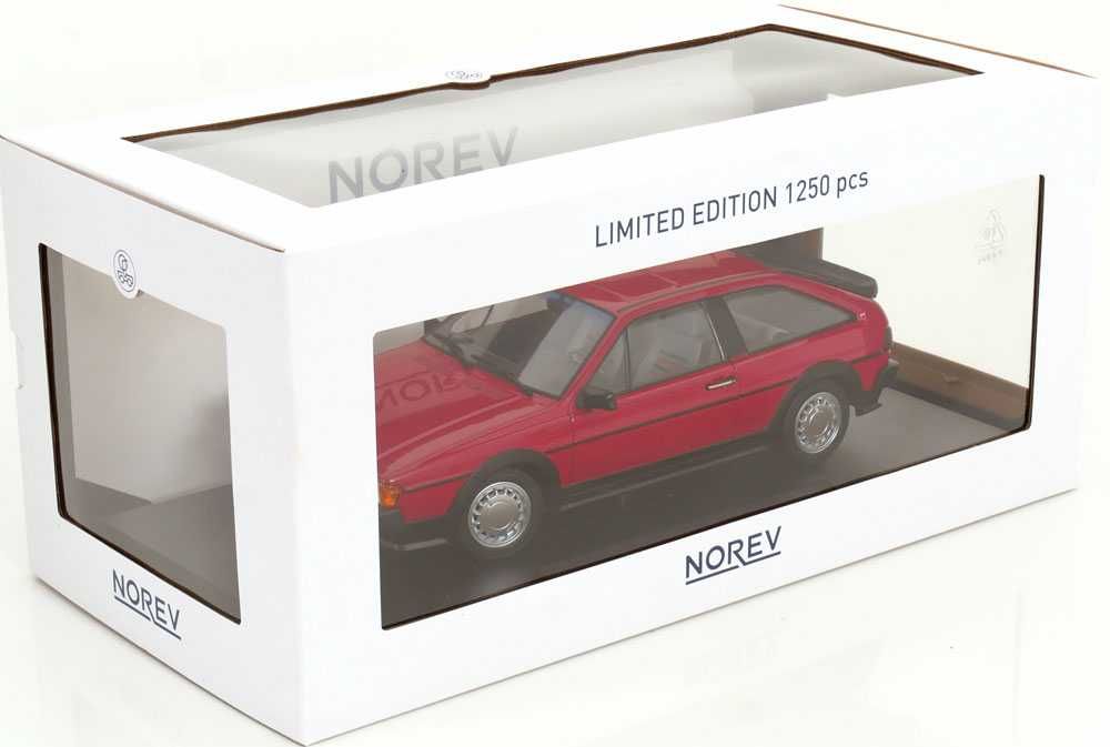 Volkswagen VW Scirocco 2 GTX 16V 1988 Red L.E. 1/1250 Norev 1:18