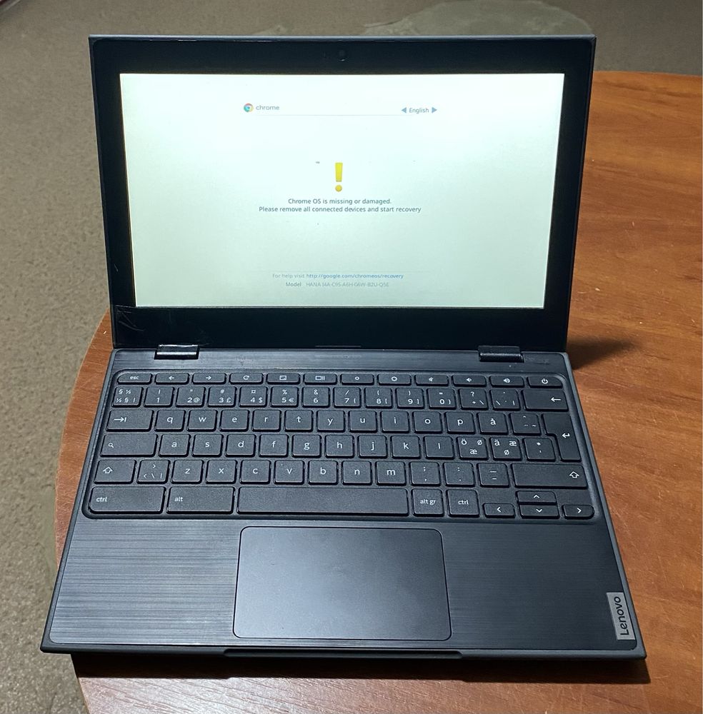 lenovo 100e chromebook gen 2 11.6" на запчастини! D896