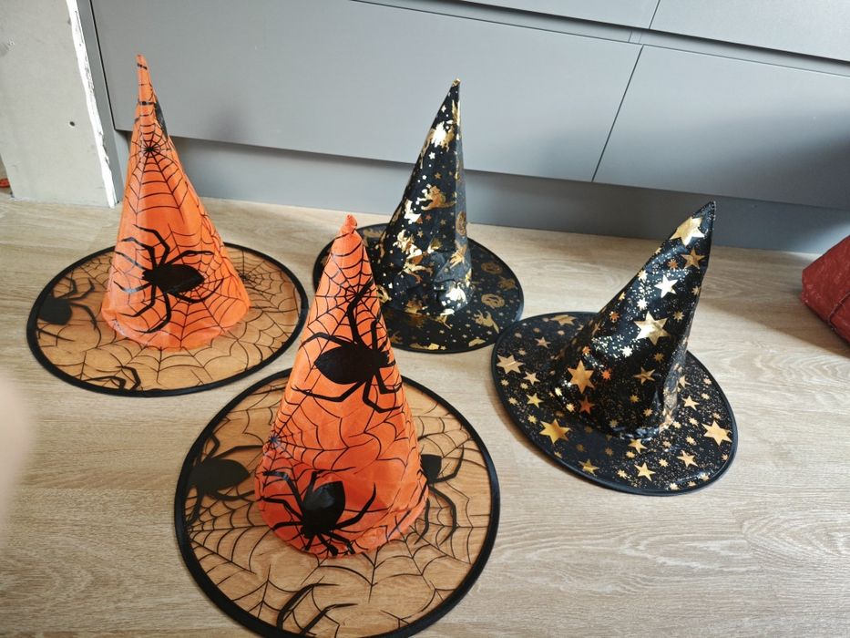 Kapelusze wiedźmy czarownicy halloween