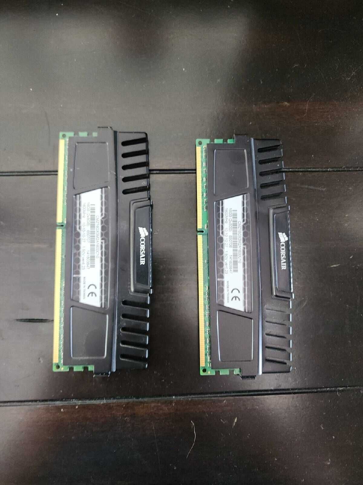 Memórias RAM Corsair Vengeance 8gb 1600MHz DDR3 (2 x 4gb )