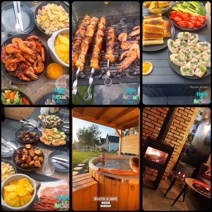 Domek na Święta  Kominek Sauna Balia jacuzzi LUBIATOWO morze