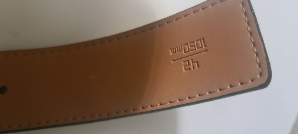 Pasek 105cm LV szaro-czarny