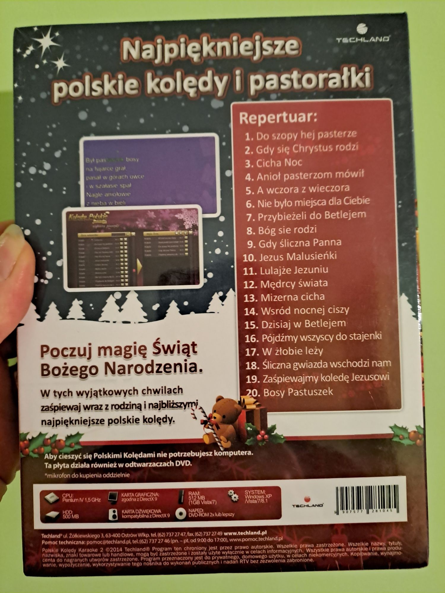 Polskie karaoke kolędy 20 utworów nowa w folii