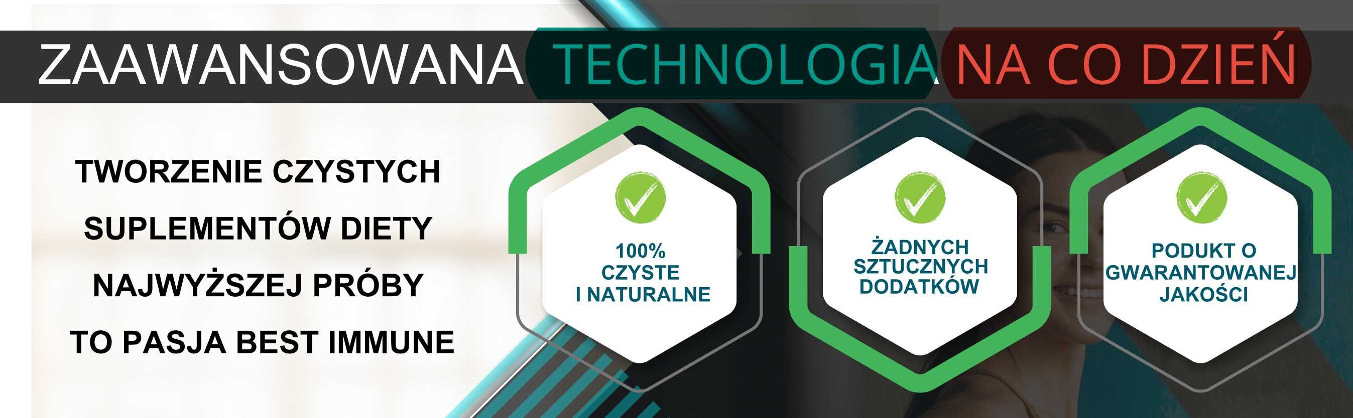 Glicynian Magnezu 400mg Witamina D3 1000IU Naturalny Biodostępny