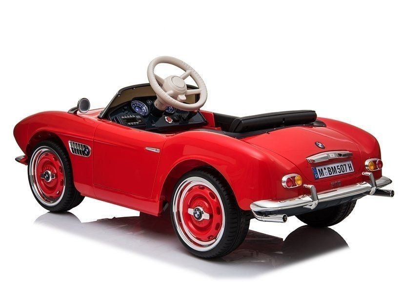 Auto Na Akumulator Bmw Retro Czerwone Lakierowane