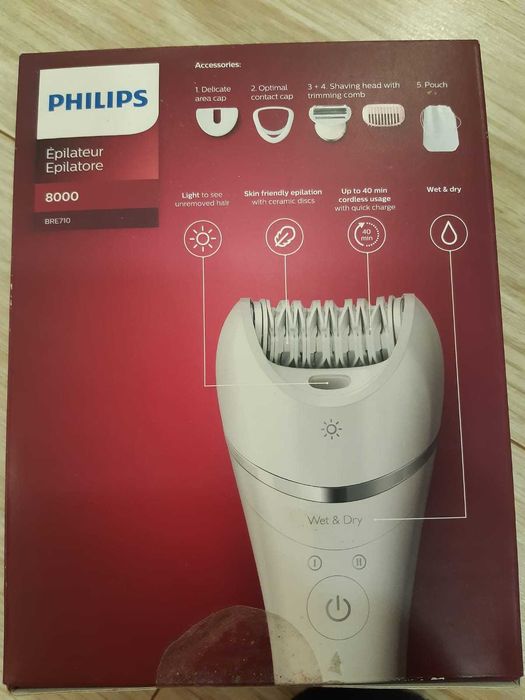 depilator philips seria 8000 bre710 00 wet & dry