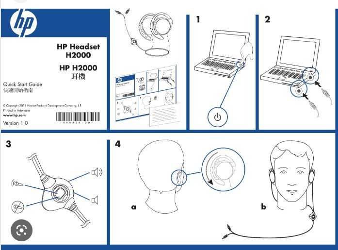 Headphones - Headset HP H2000 (Novo)