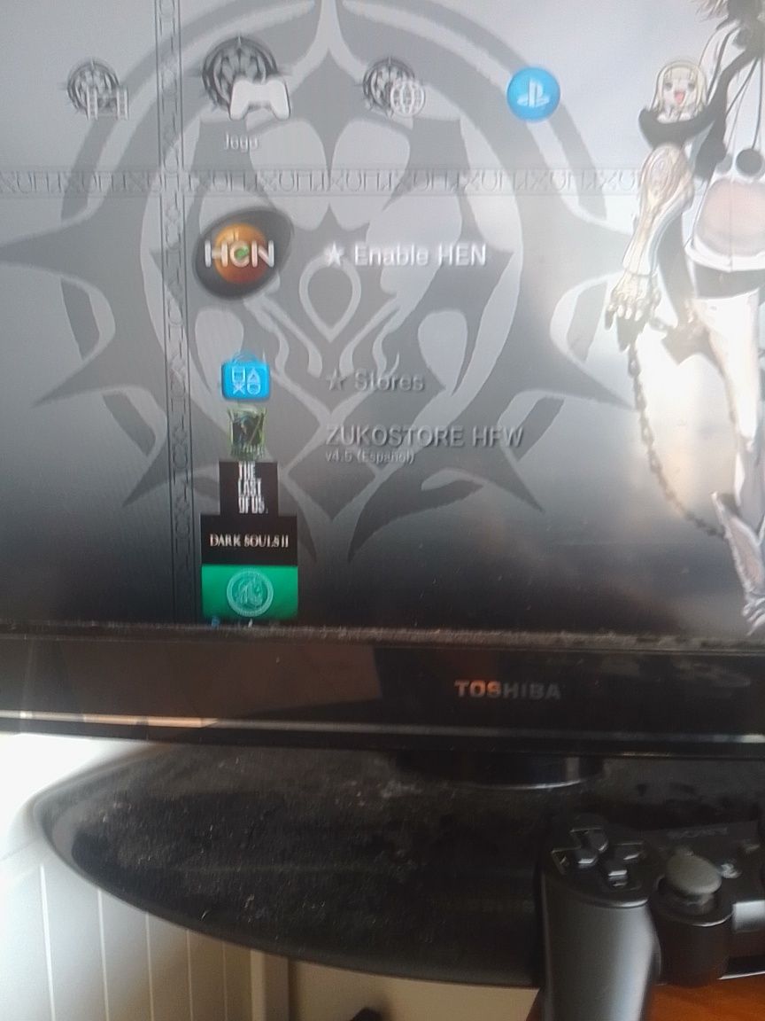 Ps3 desbloqueada em Hen