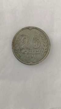 Moeda de 25 cents 1941, Nederland