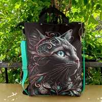 Plecak-torba 3w1 wodoodporna Silver Cat