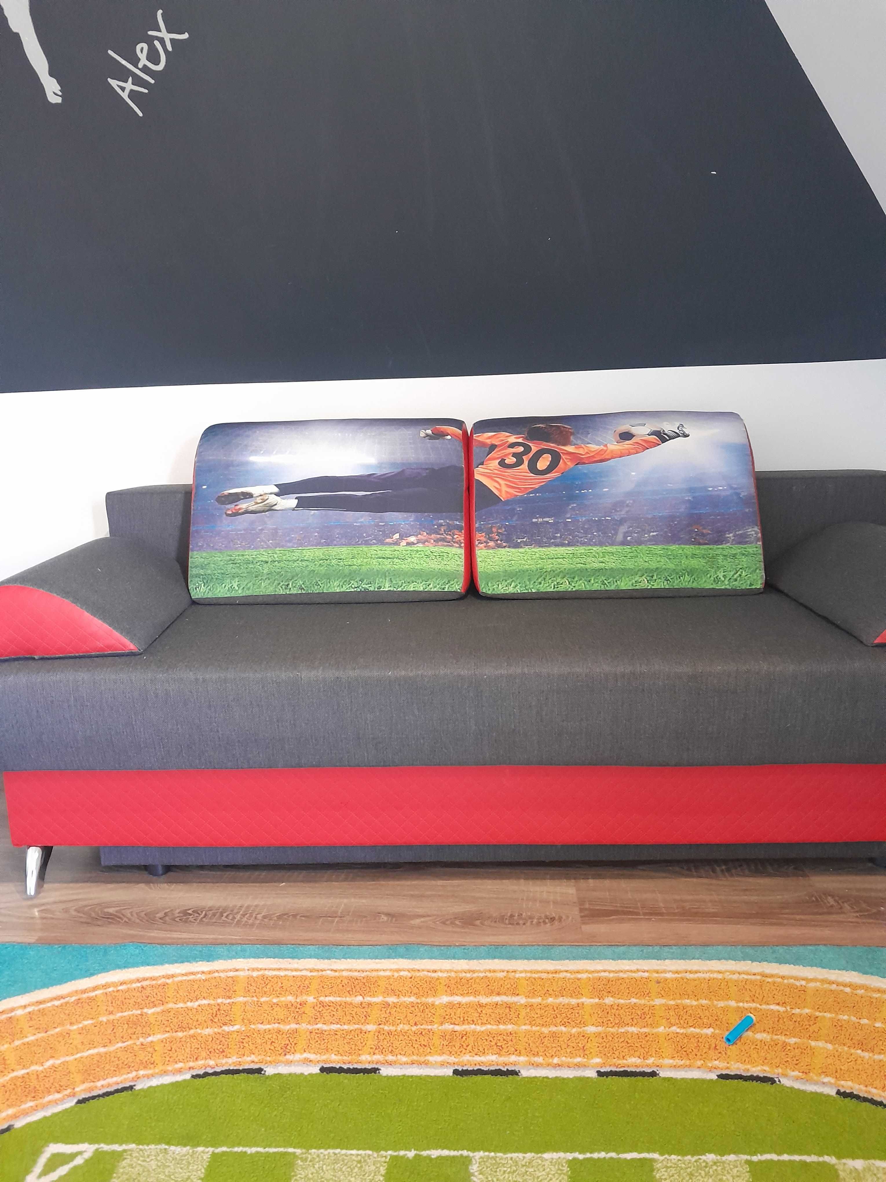 Sofa dla młodego piłkarza