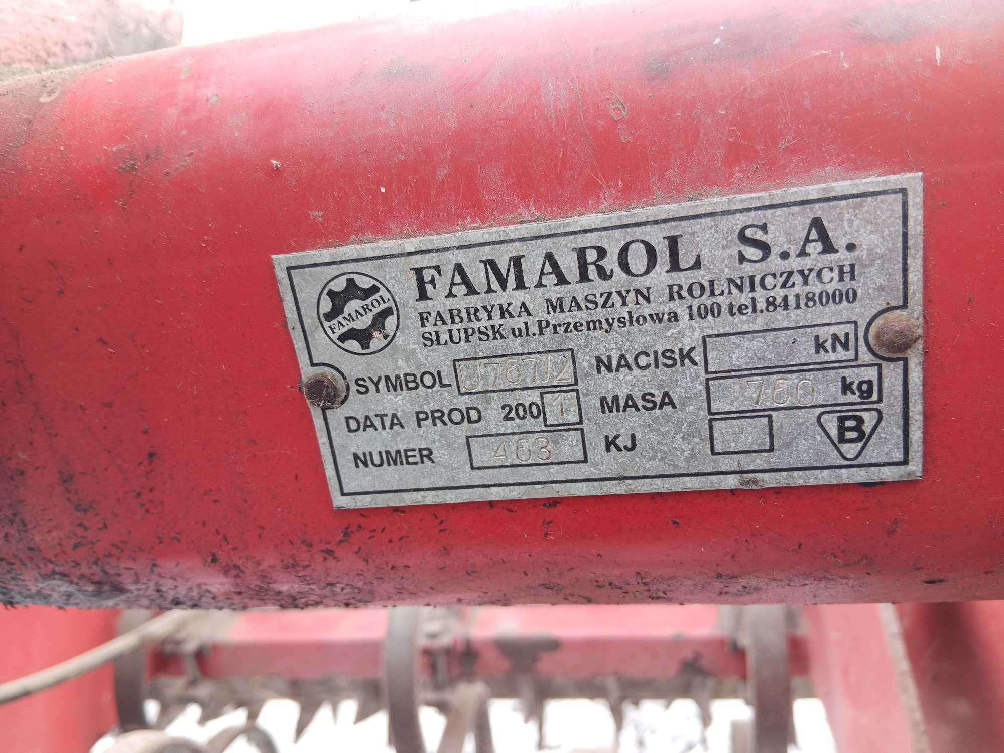 Zestaw uprawowo siewny Famarol 3m