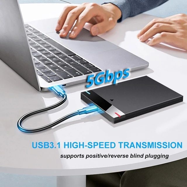 Корпус 2,5" SSD, HDD, TYPE-C, USB 3.0