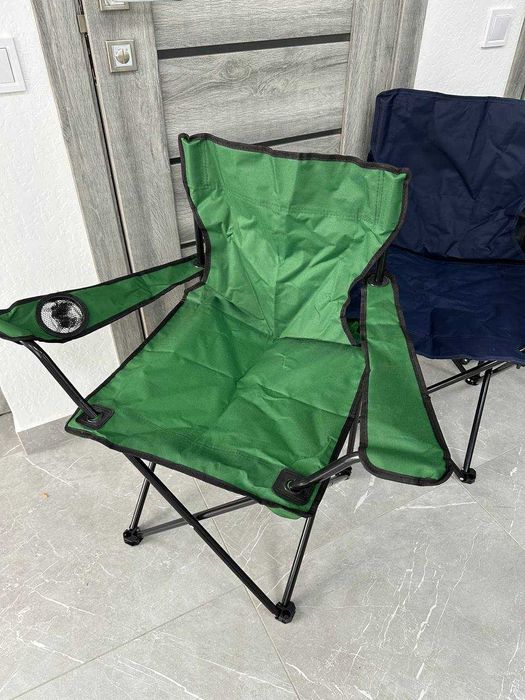 Розкладний стілець! Похідне КРІСЛО с підсклянником! + ЧОХОЛ