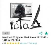 Monitor iiyama G2740QSU 27' 2560x1440 75HZ Black Hawk 2 LATA GWARANCJI