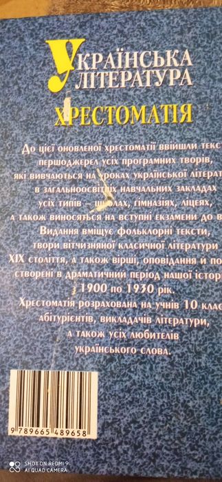 Українська література 10 клас