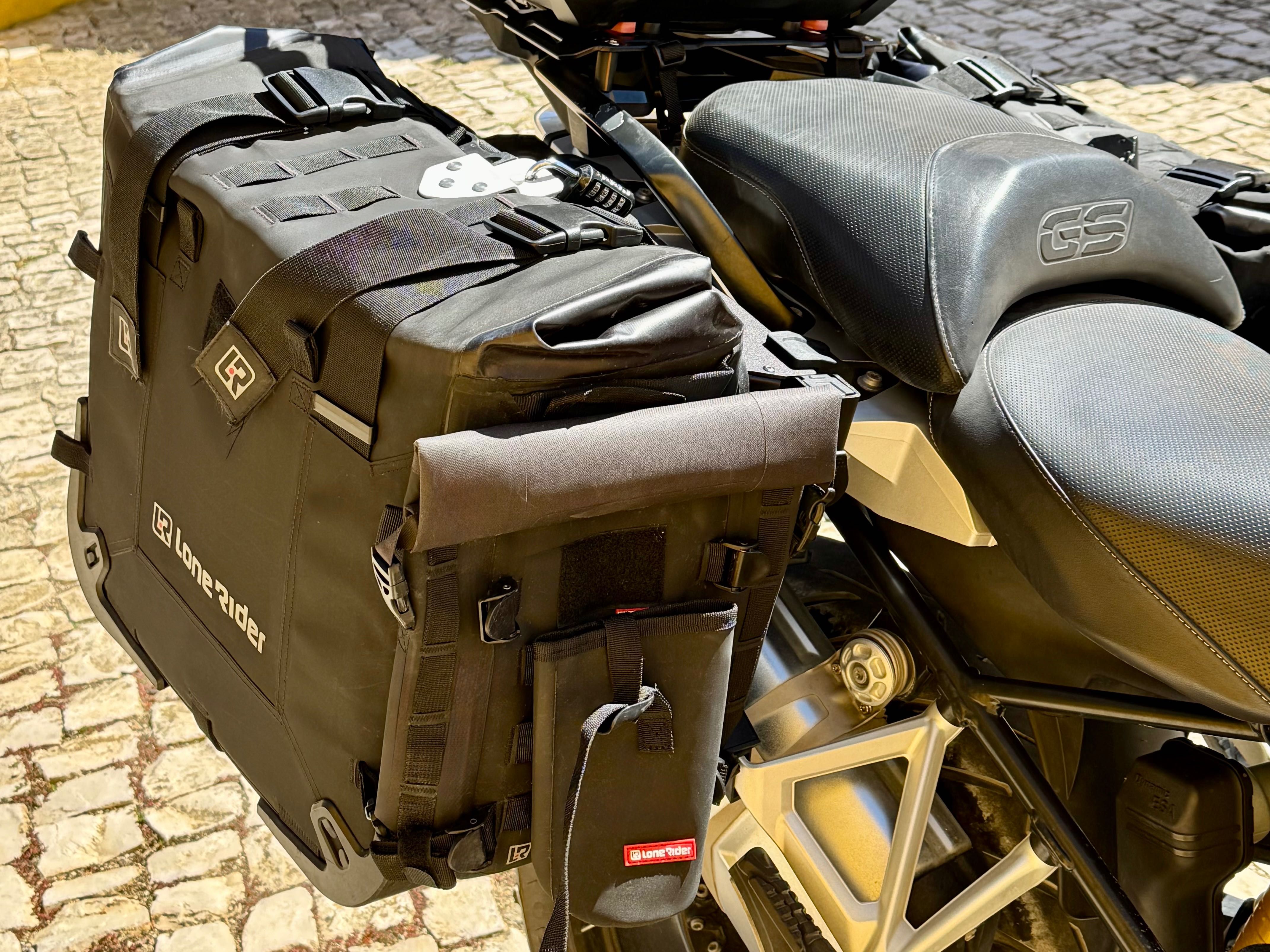 Malas Laterais Rackless Lone Rider - Semi-rígidas para BMW GS