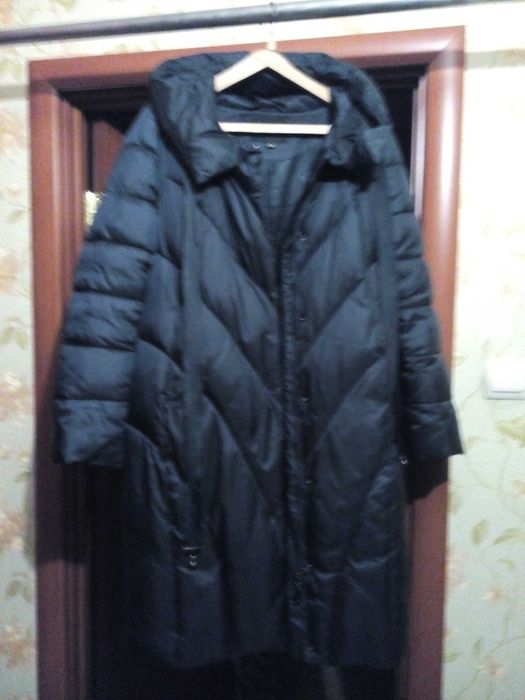 Пальто-пуховик женский  оверсайз  с капюшоном Delfi