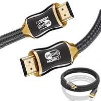 Kabel przewód hdmi 2.1 video ultra high speed 8k 60hz 4k 120hz hq gold