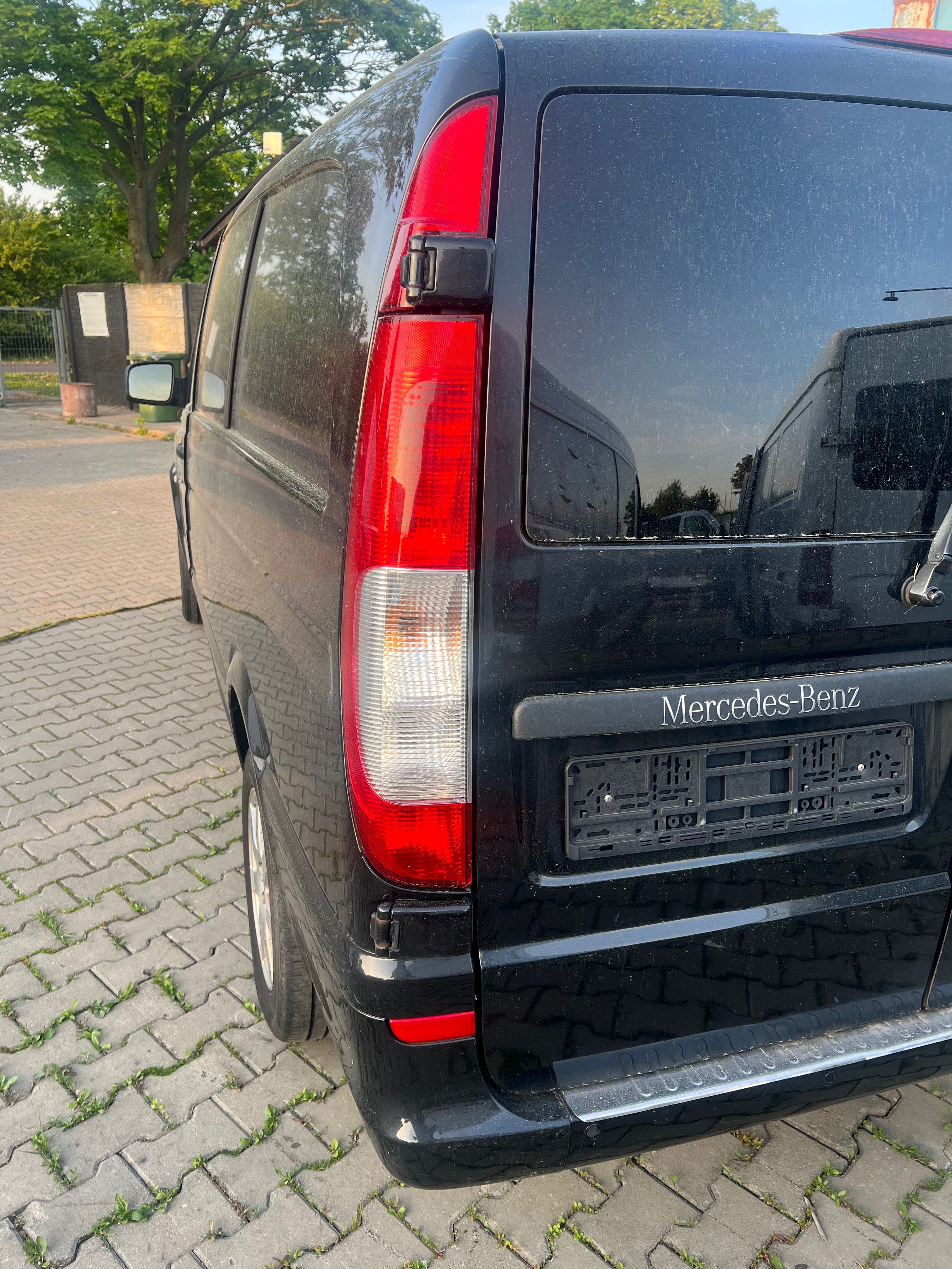 Mercedes vito 639 lift zderzak tył pdc czujniki