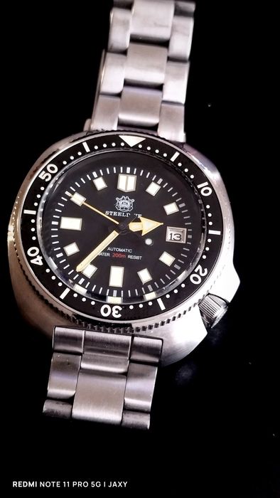 Zegarek męski mechaniczny automatyczny Steeldrive wr 200m