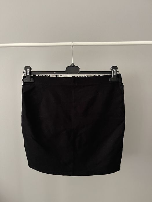 Pimkie spódnica mini we wzory czarna biała 40 L