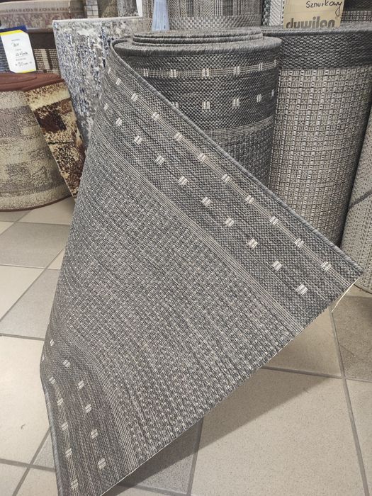 Chodnik sznurkowy 67cm na metry szary