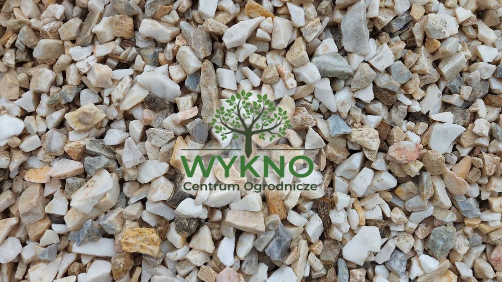 Grys pastelowy LASTRYKO 8-16 TRANSPORT wywrotką! Kamień ogrodowy