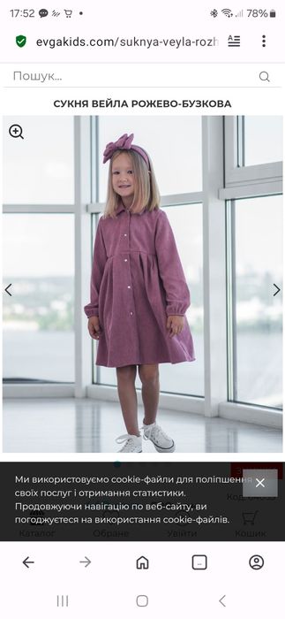 Сукня для дівчинки 116-122 evgakids