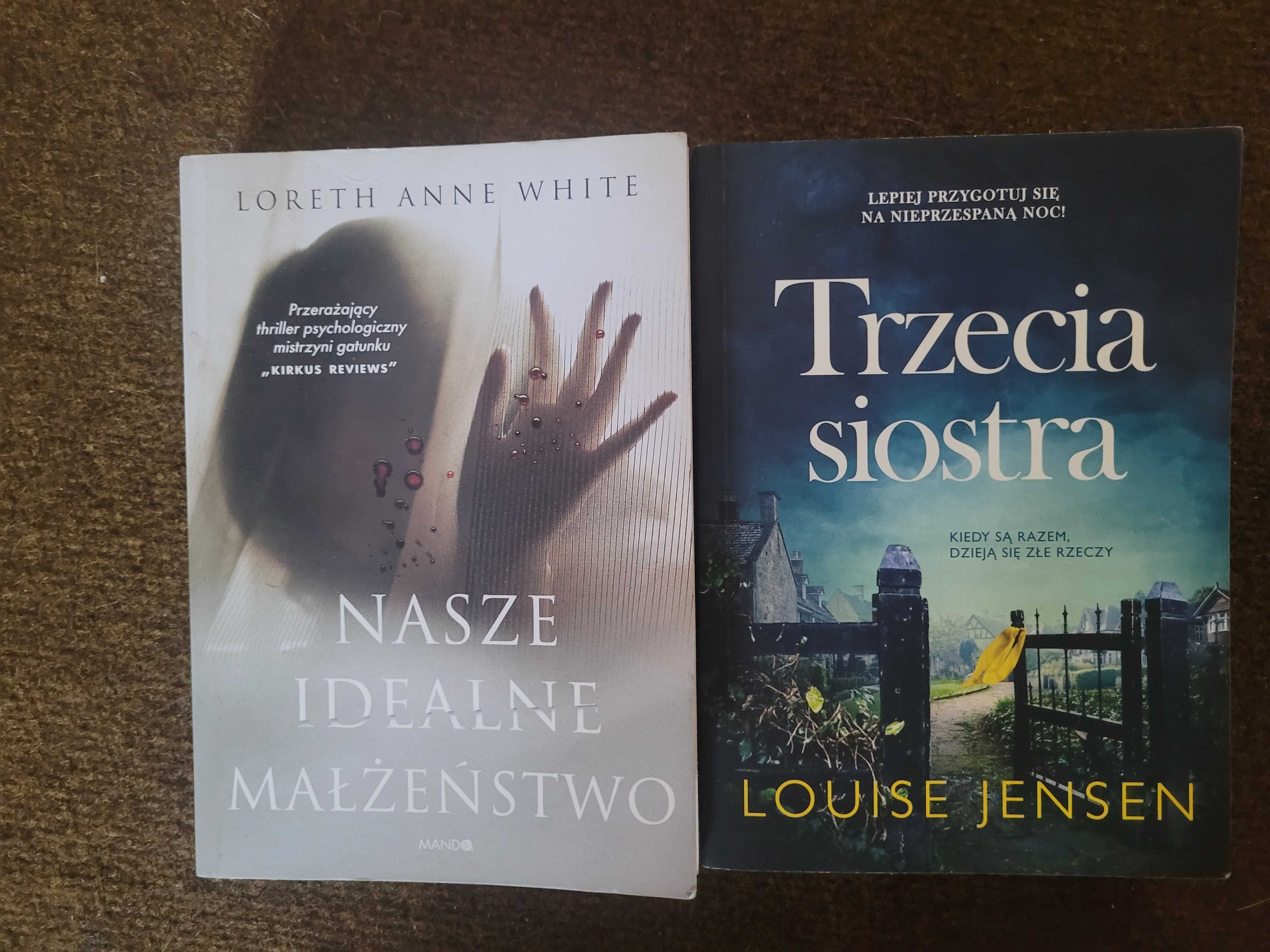 Książki 2szt. - thriller, Trzecia siostra, Nasze idealne małżeństwo