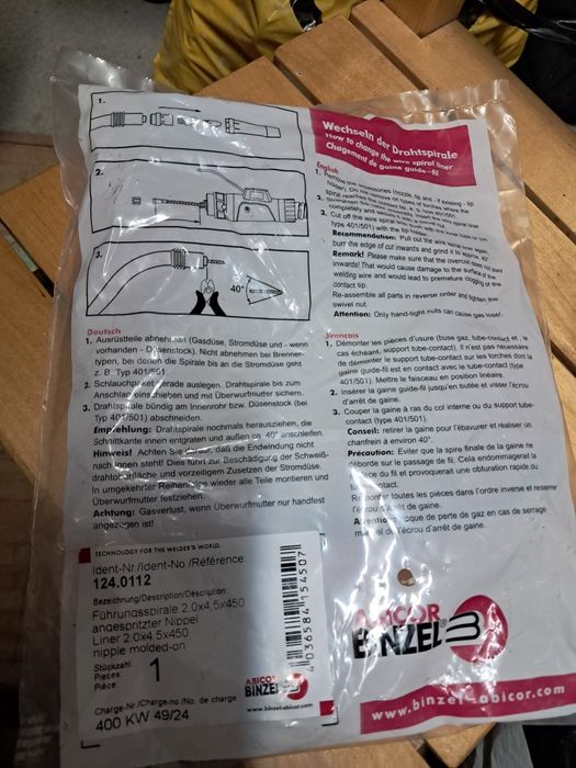 Binzel uchwyt spawalniczy