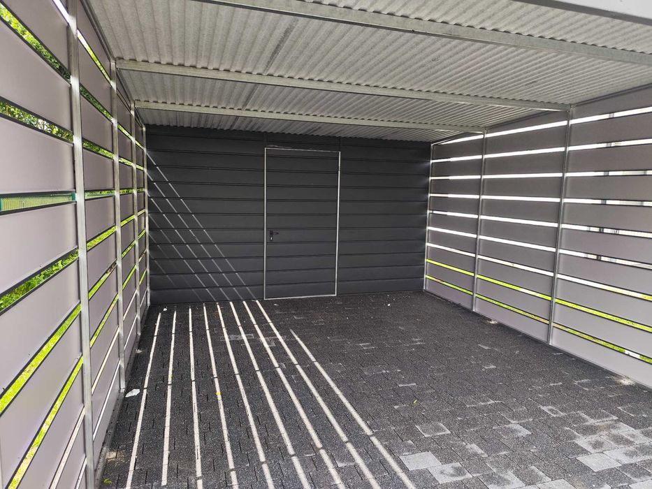 Nowoczesna Wiata - CARPORT z Pomieszczeniem Gospodarczym