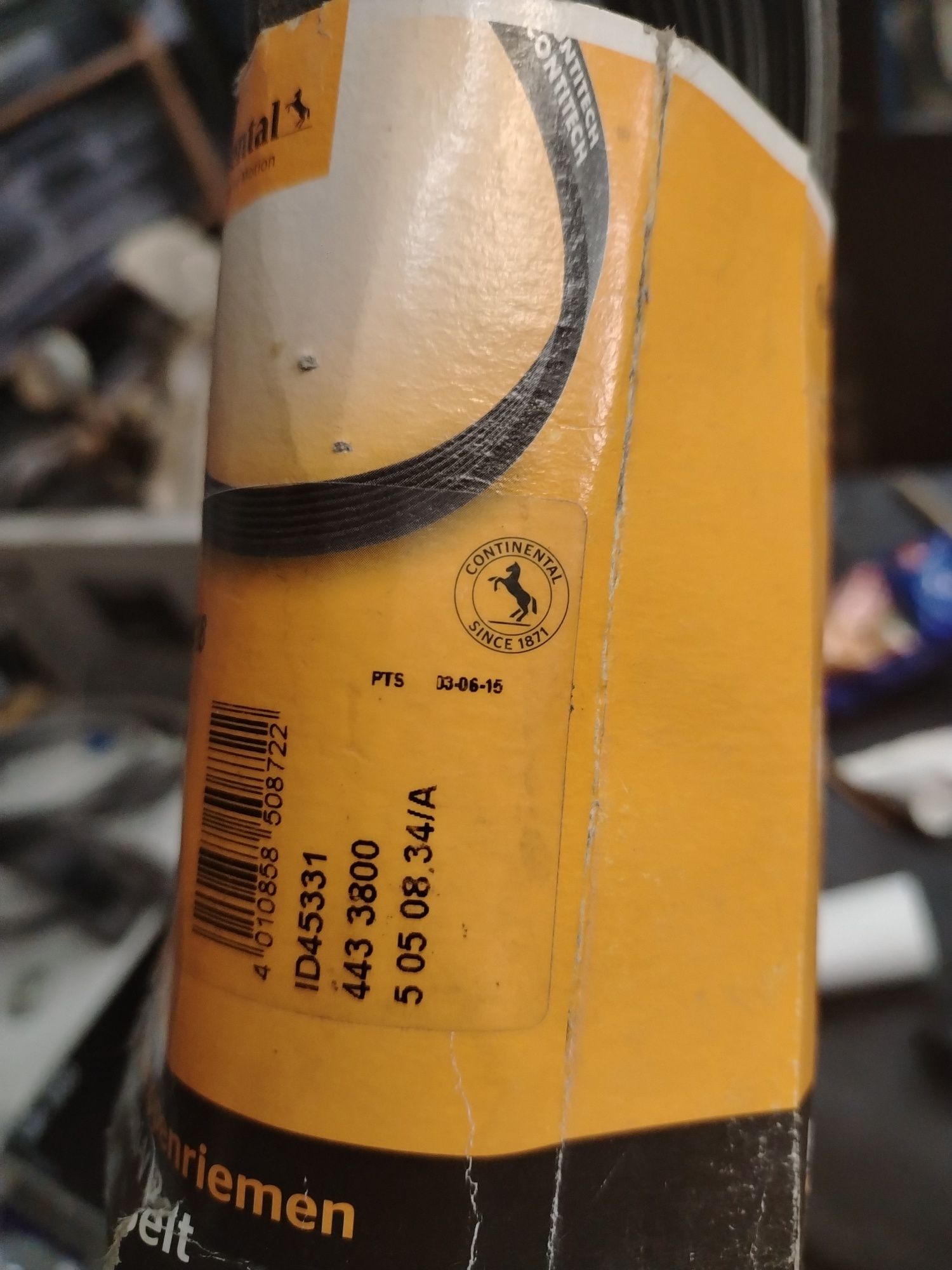 Contitech continental 7 pk 2418 ремень генератора грм
