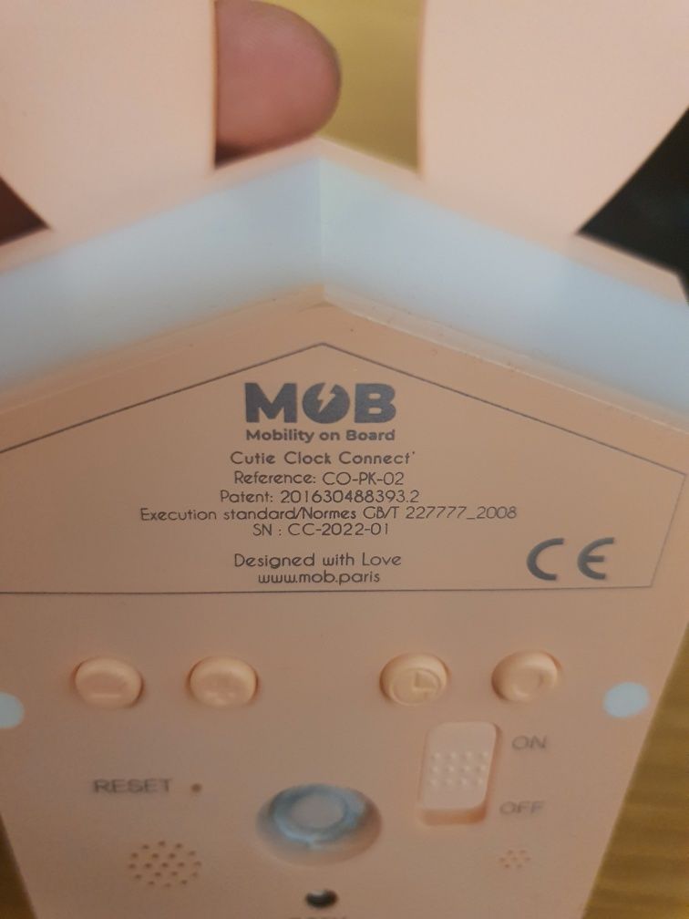 MOB Mobility on Board budzik zegar Cutie Clock stan bdb