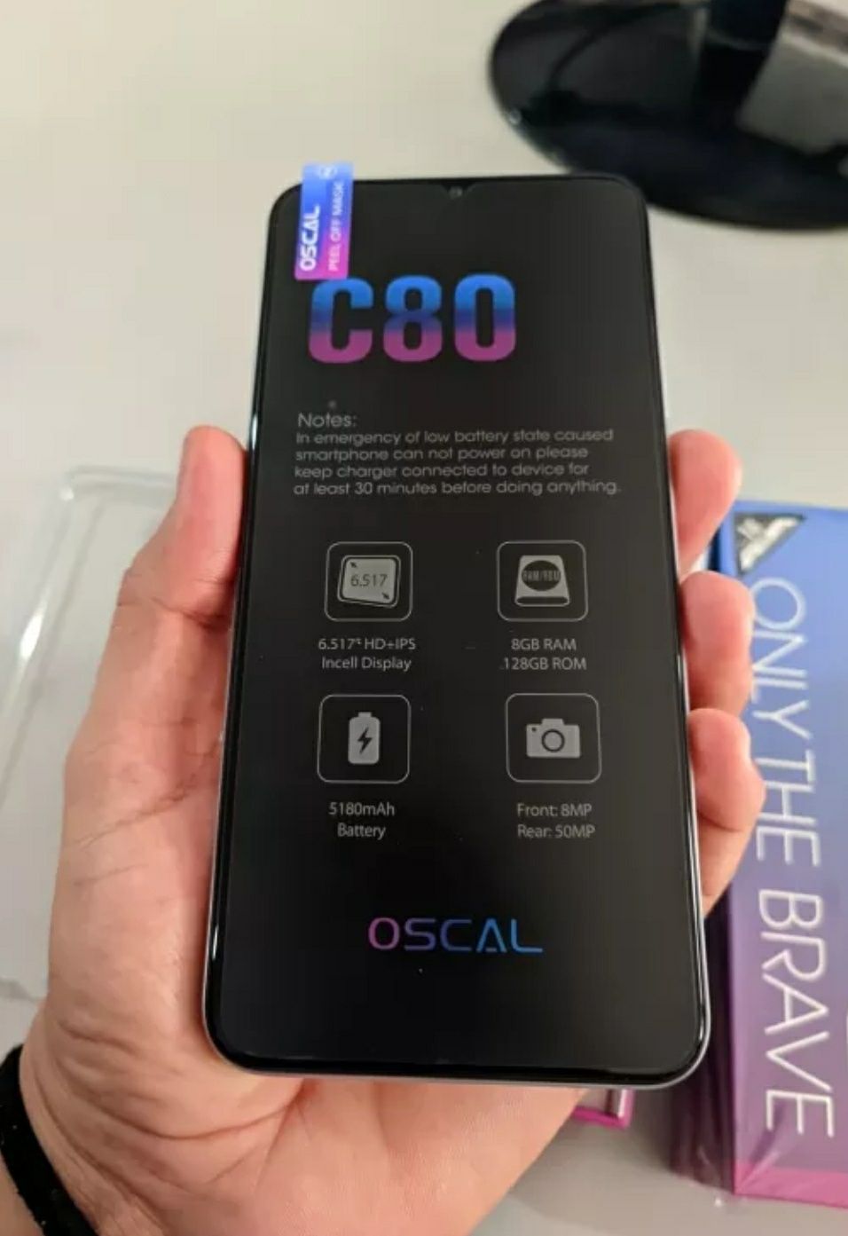 +Подарок! Смартфон Blackview OSCAL C80 6.5" 14/128Gb 2Sim 50MP T606