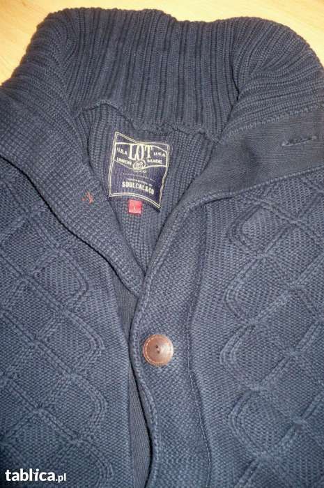 Sweter męski rozpinany roz. L * Soulcal&Co