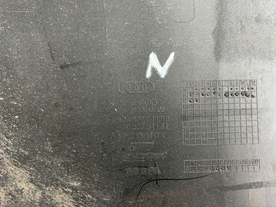 audi a6 c7 4g9 rs6 lift kombi avant zderzak tylny tył pdc oryginał n