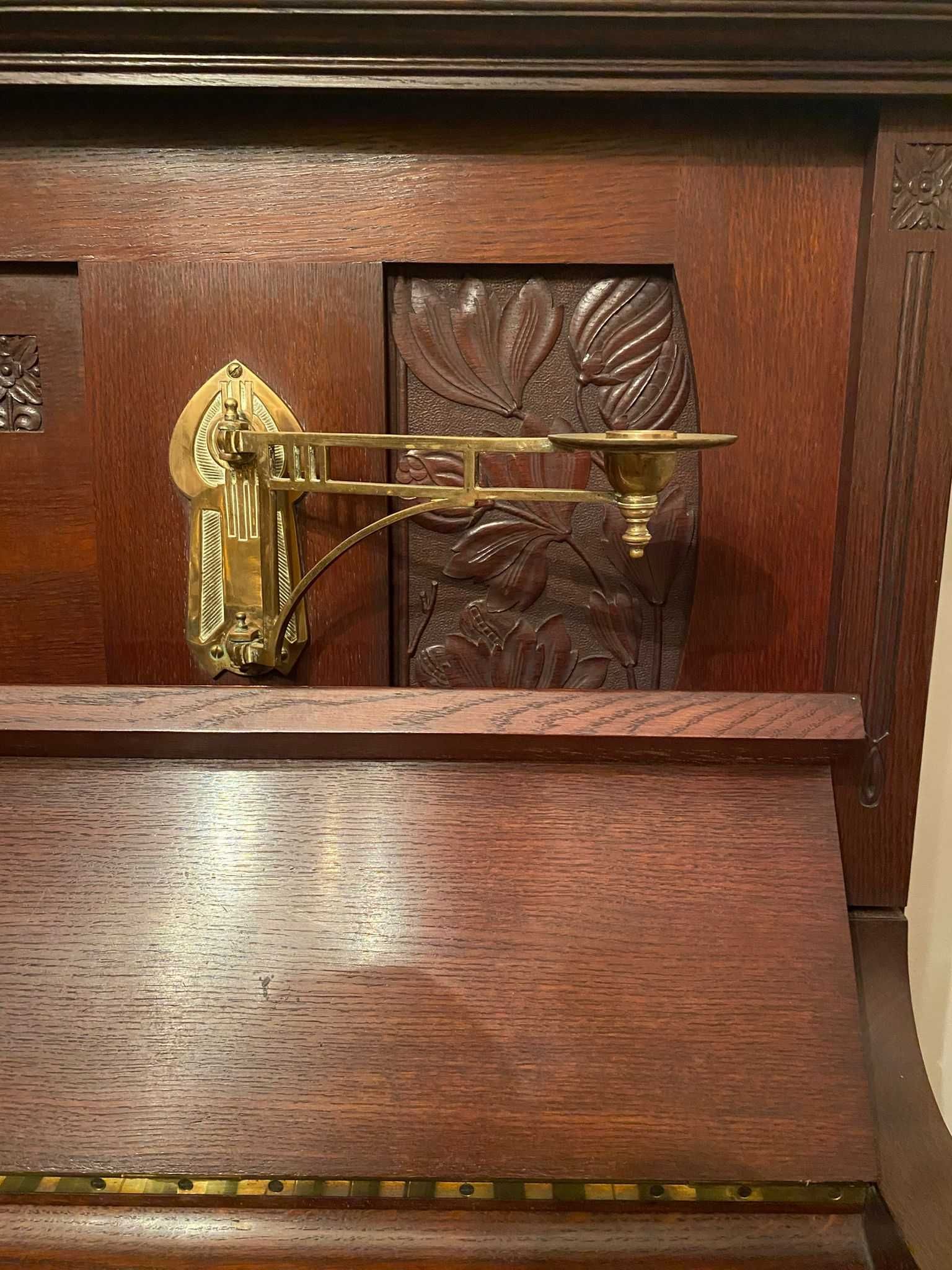 Piano vertical Arte Nova, marca Grotrian-Steinweg
