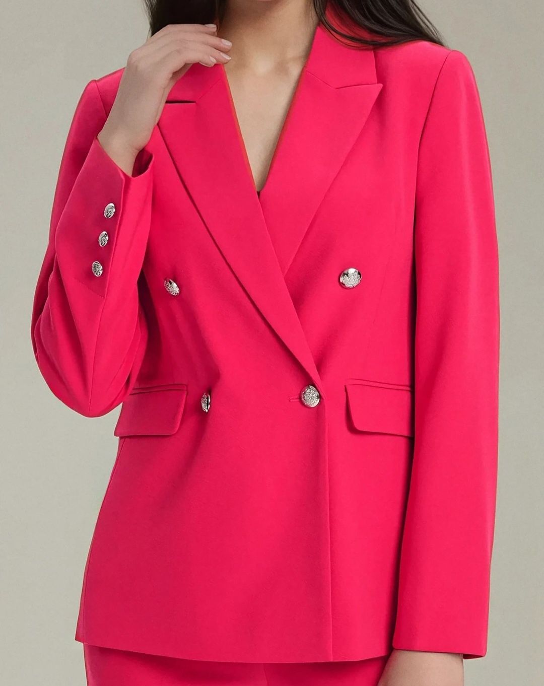 Nowy z metką żakiet marynarka regular fit XL fuksja