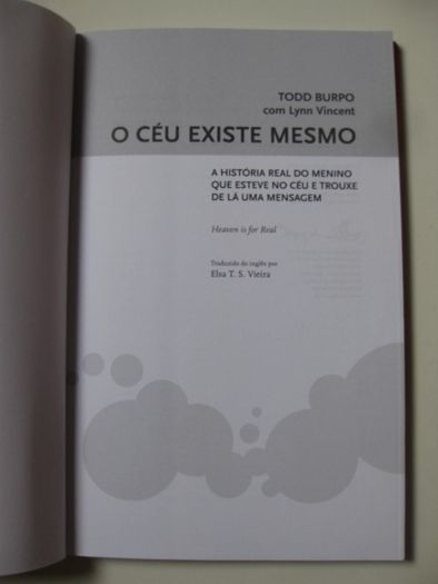 O Céu Existe Mesmo de Todd Burpo