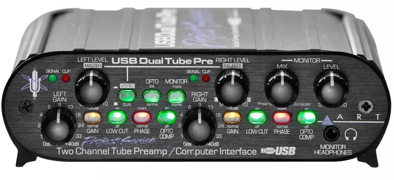 ART USB DUALTUBE PRE Lampowy interfejs USB