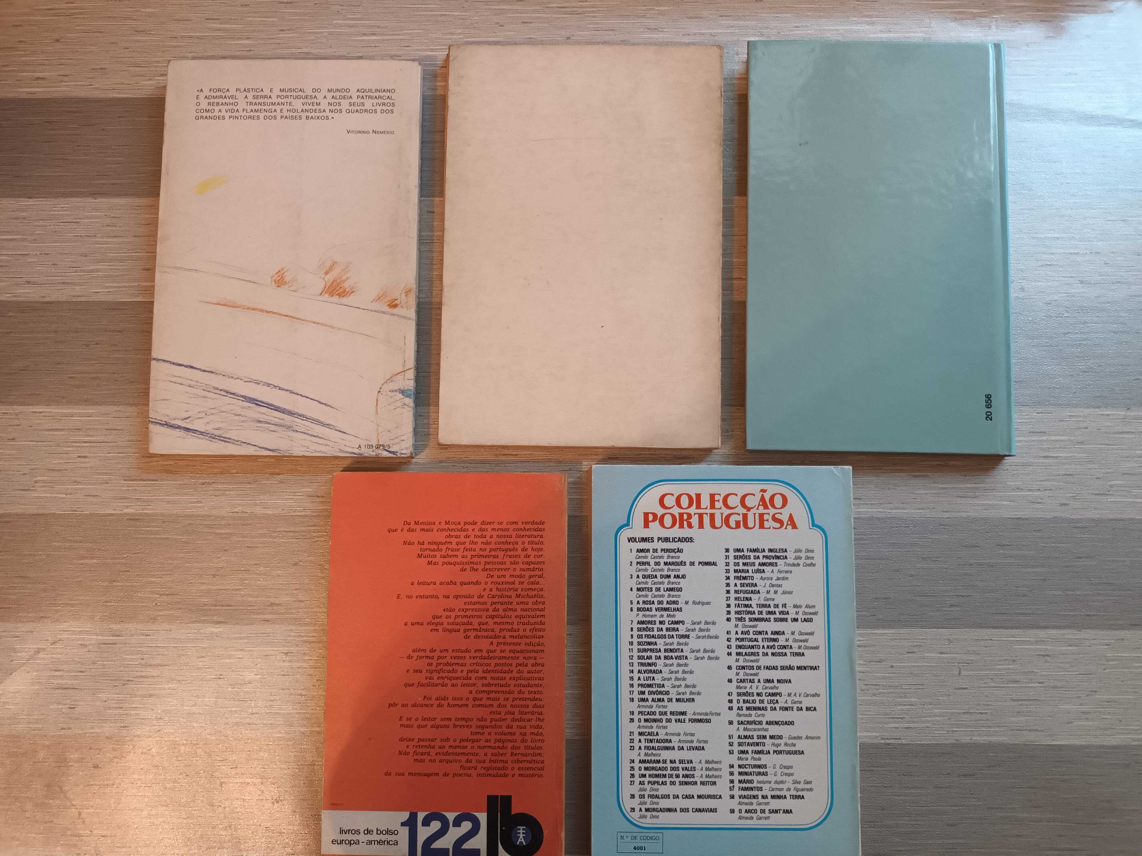 Livros antigos autores portugueses
