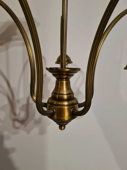Złota lampa mosiężna oświetlenie