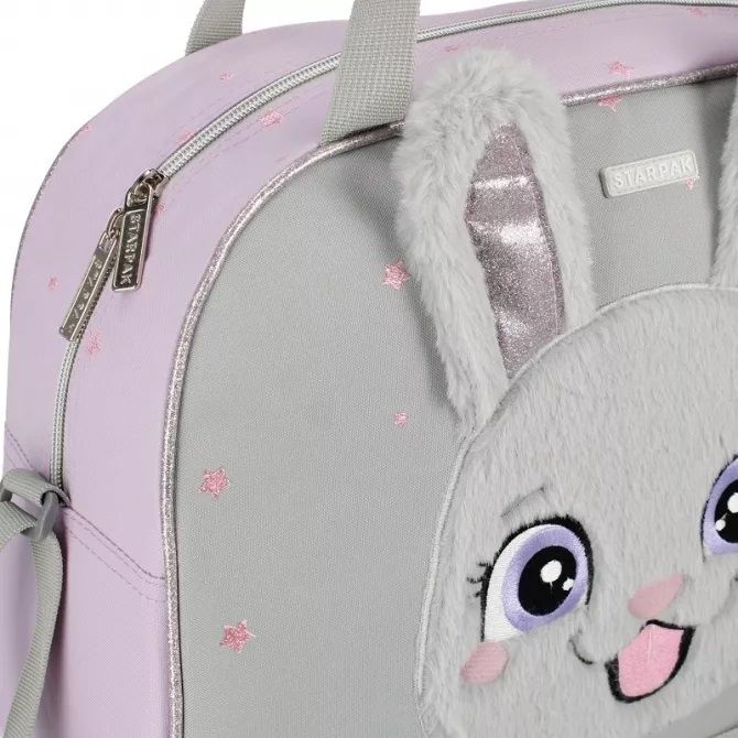 Torba Na Ramię Sportowa Rabbit Słodki Króliczek Pluszowe Uszy