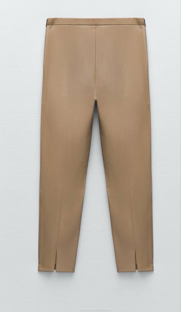 Кожаные лосины Zara, S