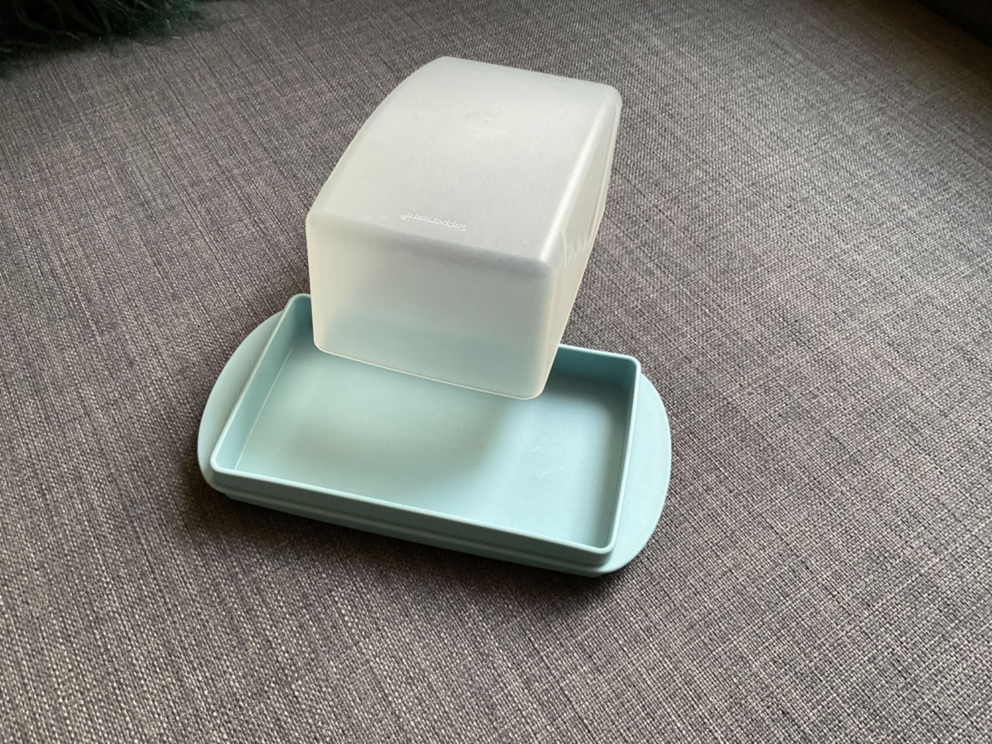 Conjunto de queijeira e manteigueira Tupperware